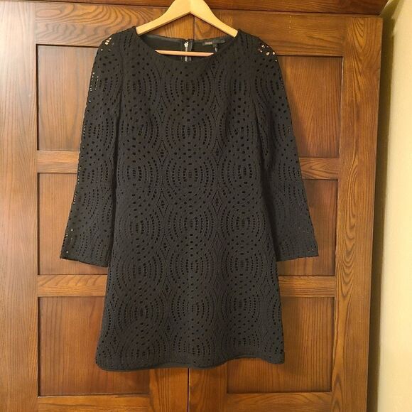 Maje Reverso Black Lace Dress - Picture 2 of 10